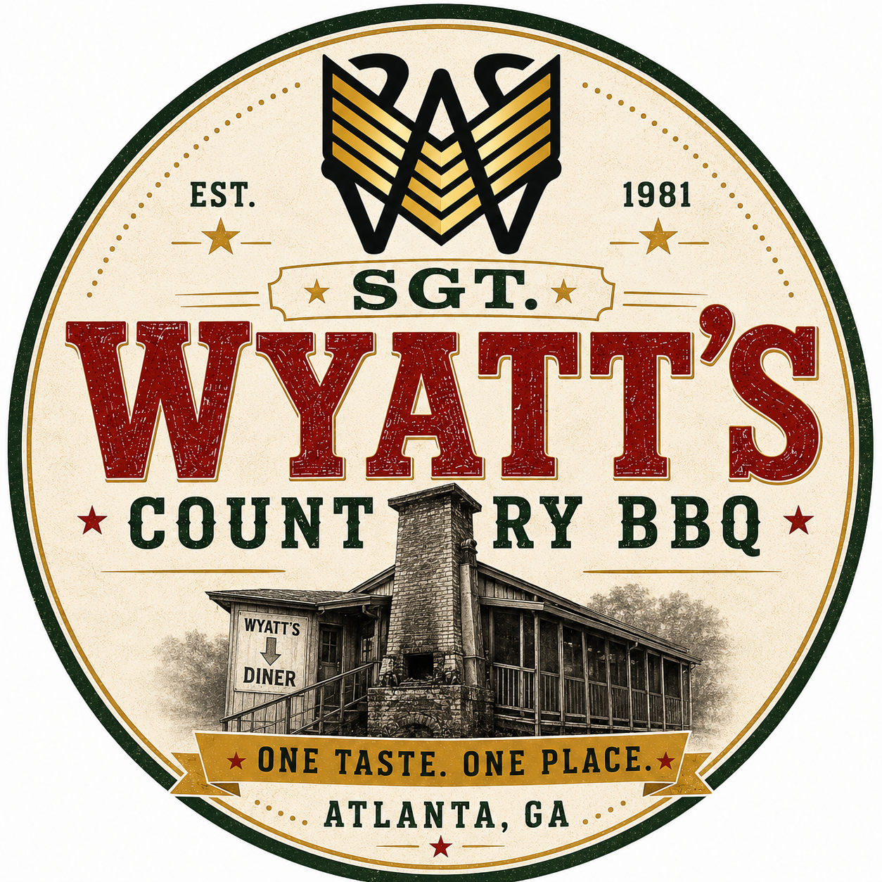 Sgt. Wyatt's Country BBQ — established 1981, One Taste. One Place., Atlanta, Georgia